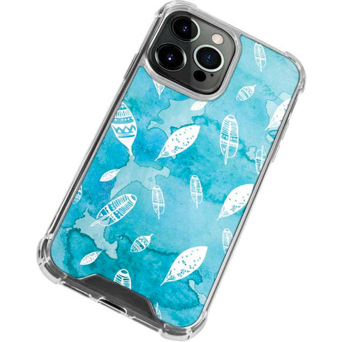 Raining Feathers iPhone 13 Pro Max Clear Case
