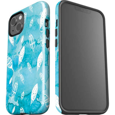 Raining Feathers iPhone 15 Plus Impact Case