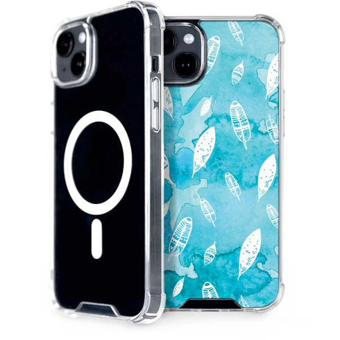 Raining Feathers iPhone 15 Plus MagSafe Case