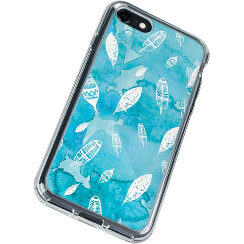 Raining Feathers iPhone SE (2nd & 3rd Gen) Clear Case