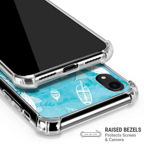 Raining Feathers iPhone XR Clear Case