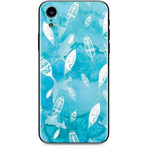 Raining Feathers iPhone XR Skin