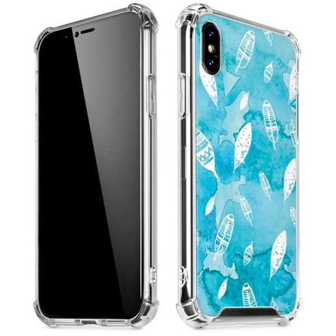 Raining Feathers iPhone XS Max Clear Case