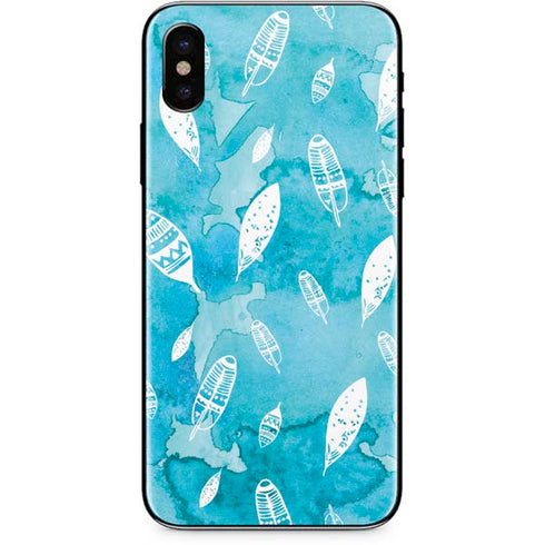 Raining Feathers iPhone XS Skin