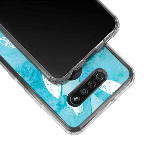 Raining Feathers LG K51/Q51 Clear Case