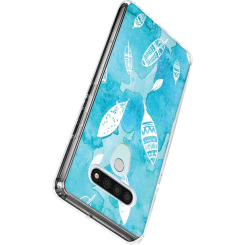 Raining Feathers LG Stylo 6 Clear Case