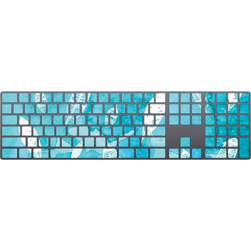 Raining Feathers Magic Keyboard with Numeric Keypad Skin