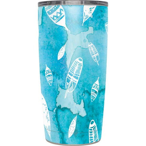 Raining Feathers Yeti 20oz Tumbler Skin