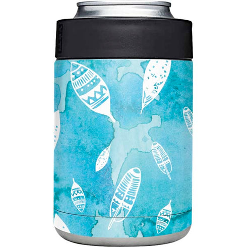 Raining Feathers Yeti Colster Can Insulator Skin