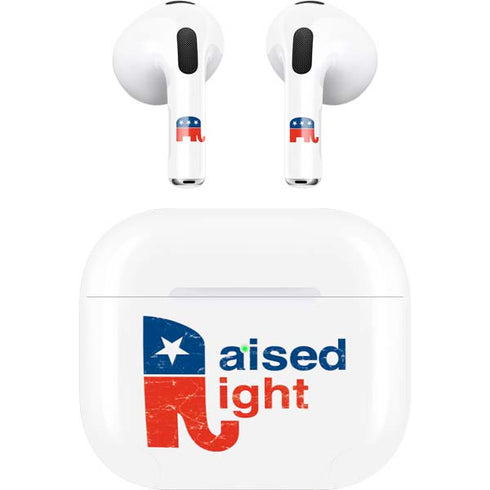 Raised Right Apple AirPods (3rd Gen 2021) Skin