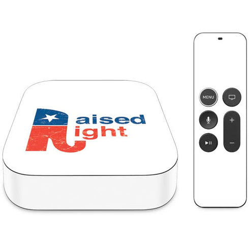 Raised Right Apple TV Skin
