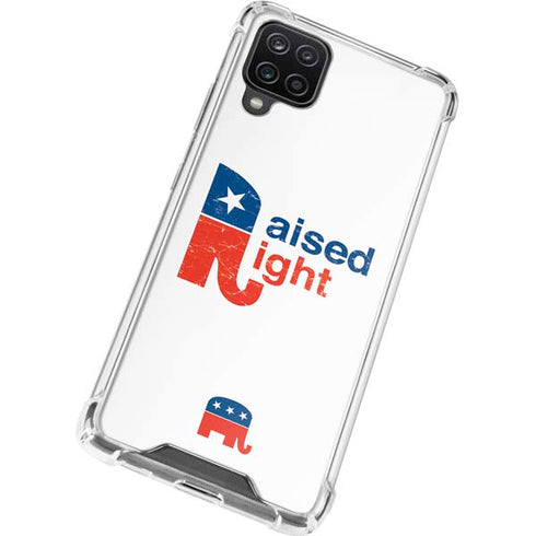 Raised Right Galaxy A12 Clear Case