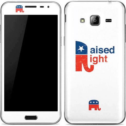 Raised Right Galaxy J3 Skin