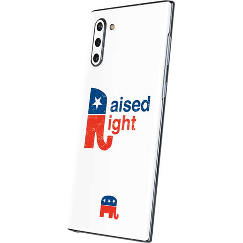 Raised Right Galaxy Note 10 Skin