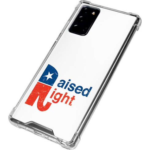 Raised Right Galaxy Note20 5G Clear Case