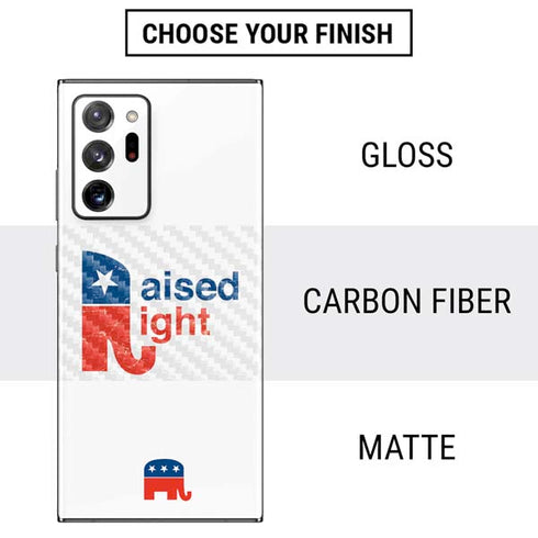 Raised Right Galaxy Note20 Ultra 5G Skin