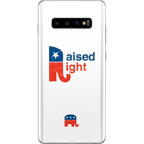 Raised Right Galaxy S10 Plus Skin