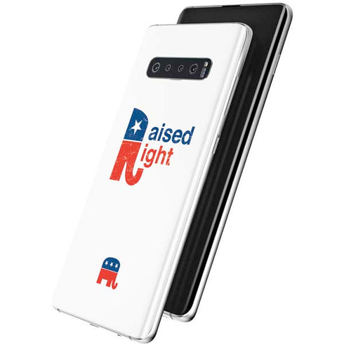 Raised Right Galaxy S10 Plus Skin