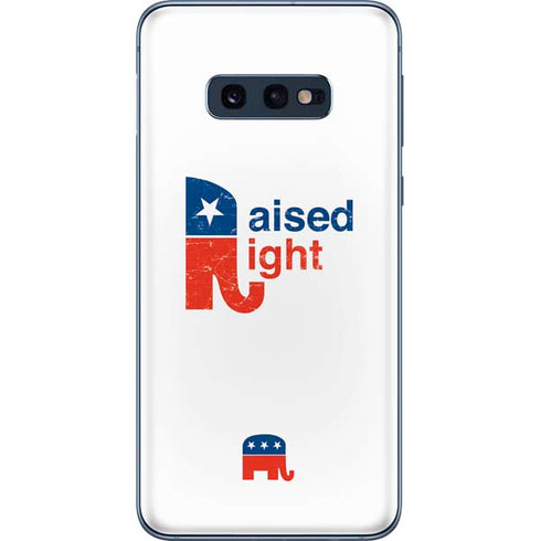 Raised Right Galaxy S10e Skin