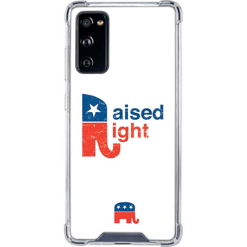 Raised Right Galaxy S20 FE Clear Case