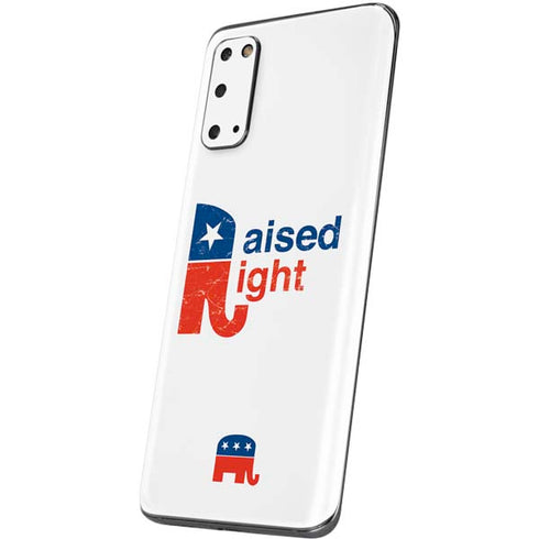 Raised Right Galaxy S20 Skin