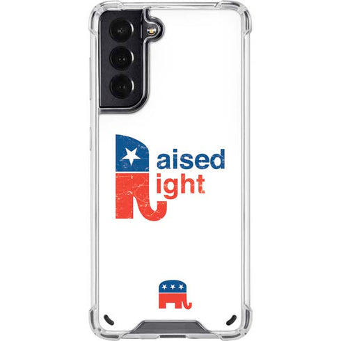 Raised Right Galaxy S21 5G Clear Case