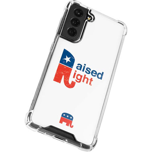 Raised Right Galaxy S21 FE Clear Case