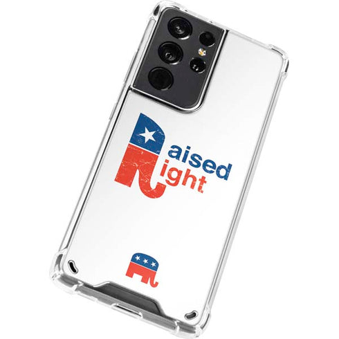 Raised Right Galaxy S21 Ultra 5G Clear Case