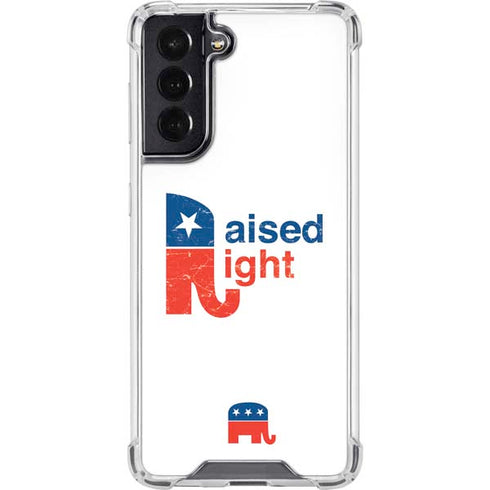 Raised Right Galaxy S22 Clear Case