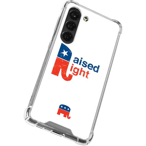 Raised Right Galaxy S23 Clear Case