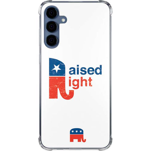 Raised Right Galaxy S24 Clear Case