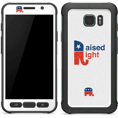 Raised Right Galaxy S7 Active Skin