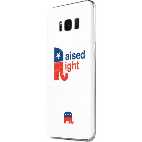 Raised Right Galaxy S8 Skin