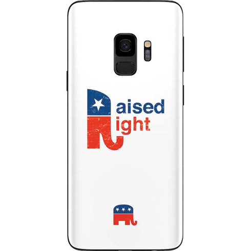 Raised Right Galaxy S9 Skin