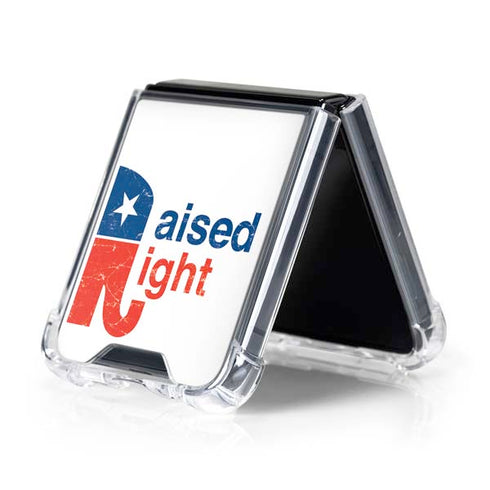 Raised Right Galaxy Z Flip5 5G Clear Case