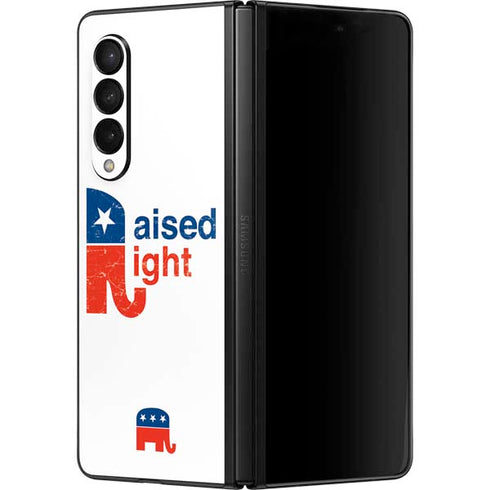 Raised Right Galaxy Z Fold3 5G Skin