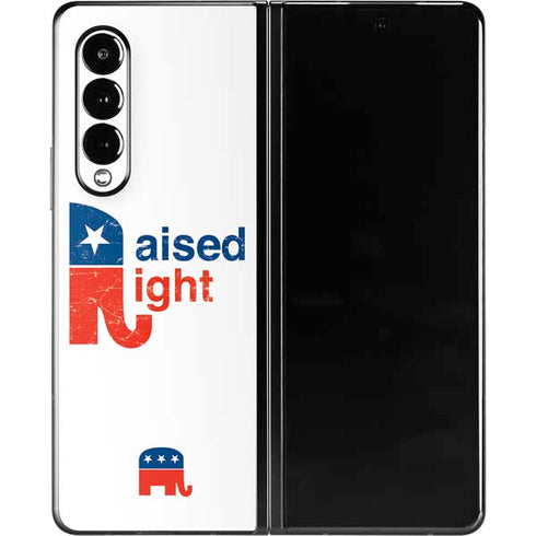 Raised Right Galaxy Z Fold3 5G Skin