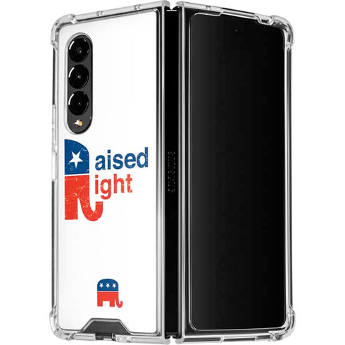 Raised Right Galaxy Z Fold4 5G Clear Case