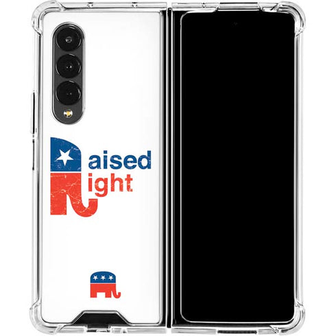 Raised Right Galaxy Z Fold4 5G Clear Case