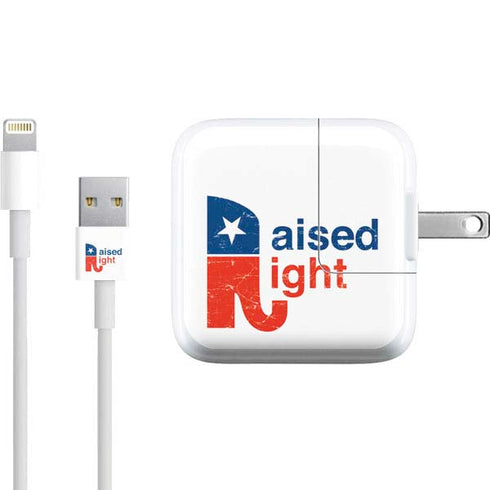 Raised Right iPad Charger (10W USB) Skin