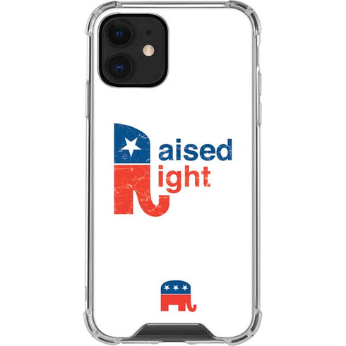 Raised Right iPhone 12 Clear Case