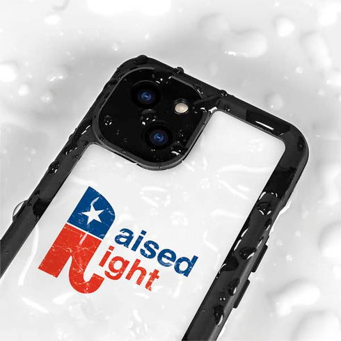 Raised Right iPhone 13 Mini Waterproof Case
