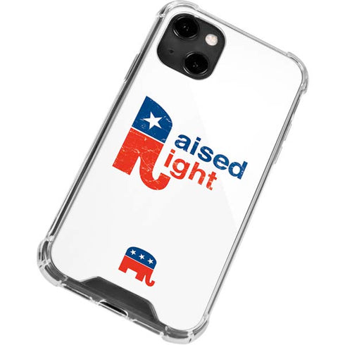 Raised Right iPhone 14 Clear Case