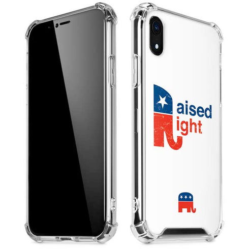 Raised Right iPhone XR Clear Case