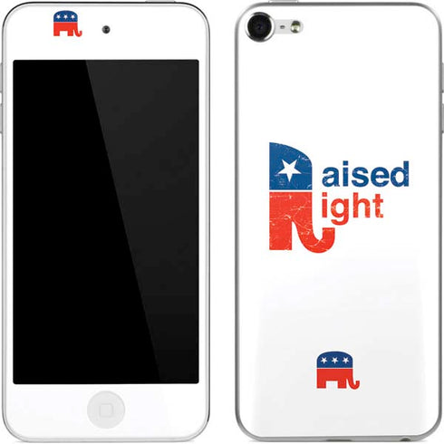 Raised Right Apple iPod Skin