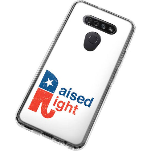 Raised Right LG K51/Q51 Clear Case