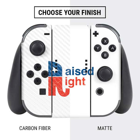 Raised Right Nintendo Switch Bundle Skin