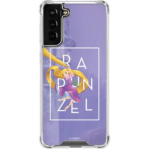 Disney Princess Rapunzel and Pascal Galaxy S21 FE Clear Case