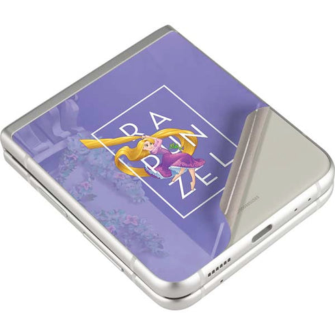 Disney Princess Rapunzel and Pascal Galaxy Z Flip3 5G Skin