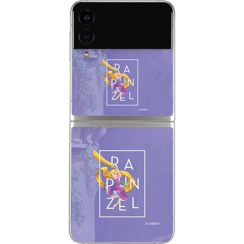 Disney Princess Rapunzel and Pascal Galaxy Z Flip4 5G Skin